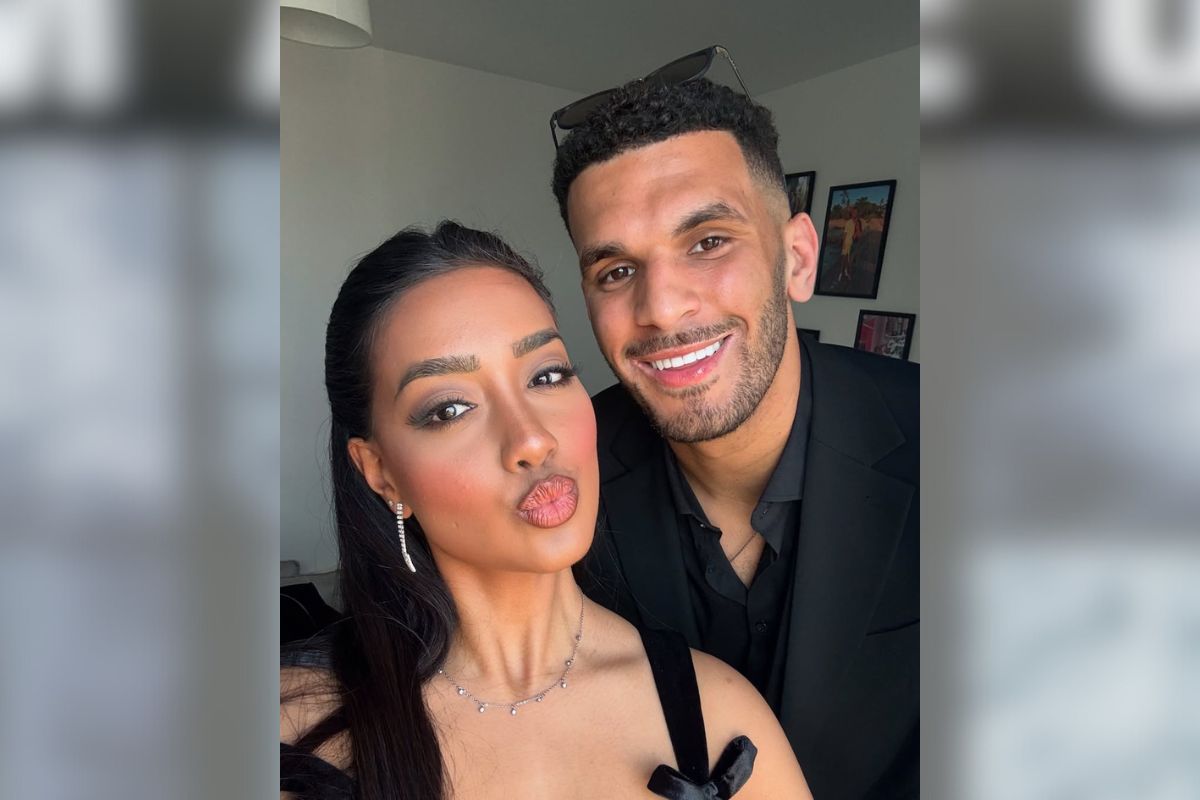 Love Island Kai Fagan and Sanam Harrinanan