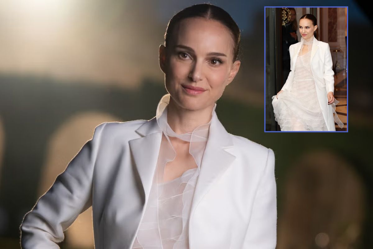 Natalie Portman in Dior’s resort 2026 fashion show in Rome