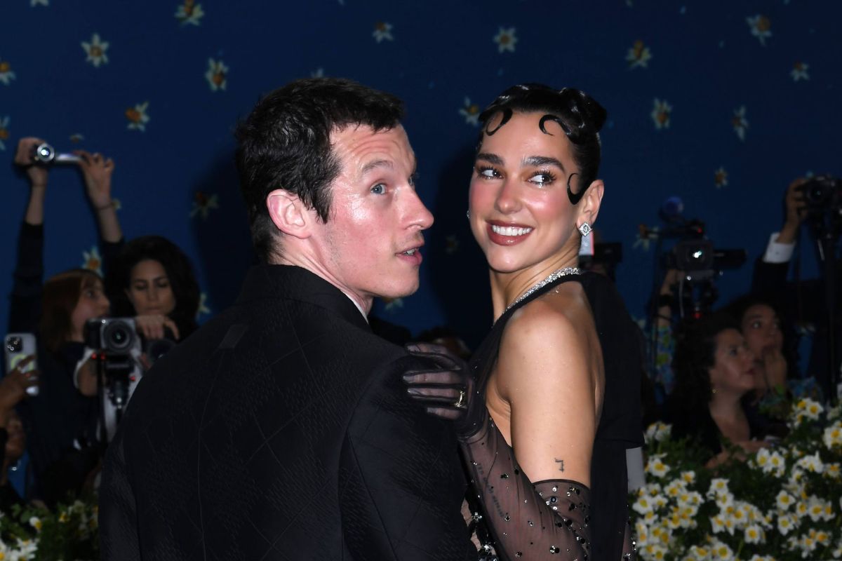 Dua Lipa and Callum Turner