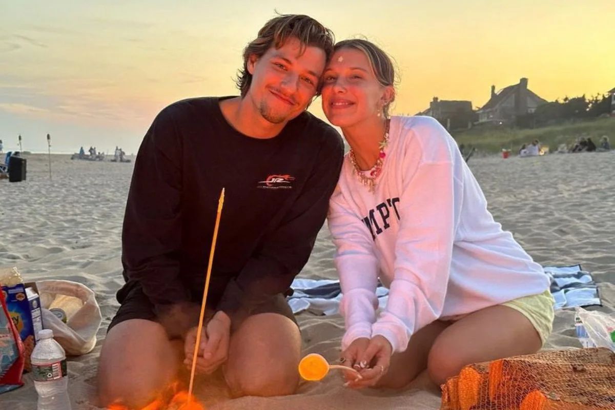 Millie Bobby Brown and Jake Bongiovi