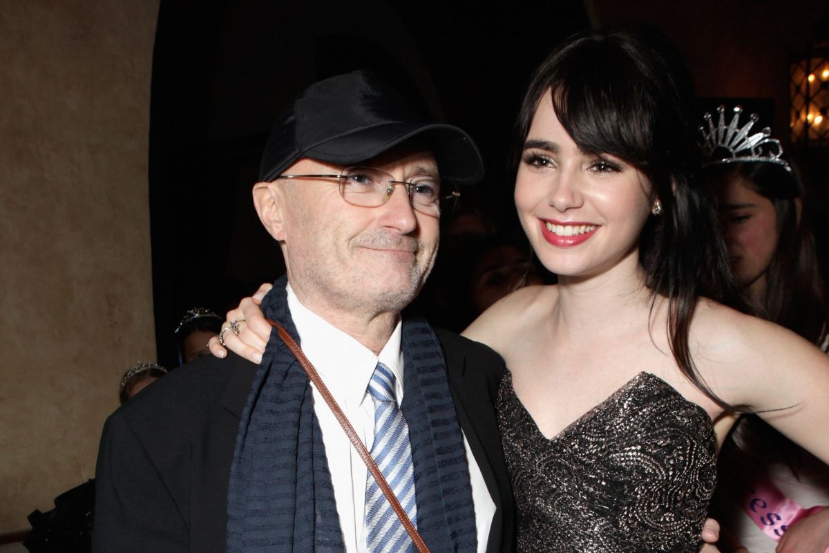 Is Lily Collins Phil Collins's daughter