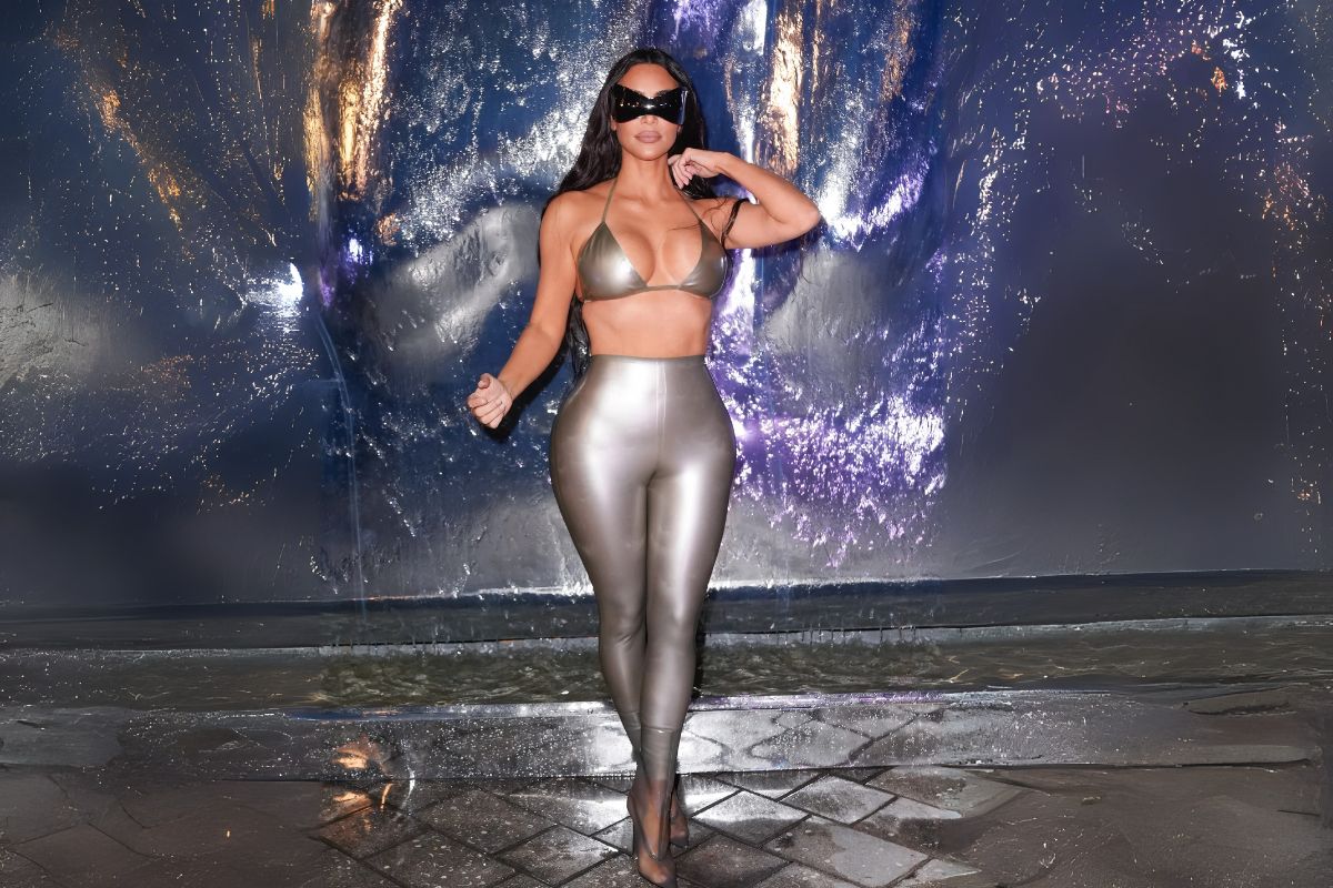 Kim Kardashian latex dresses