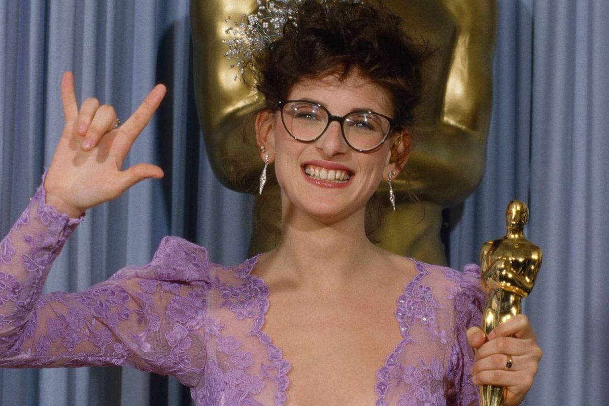 Marlee Matlin Oscar Award for Best Actress