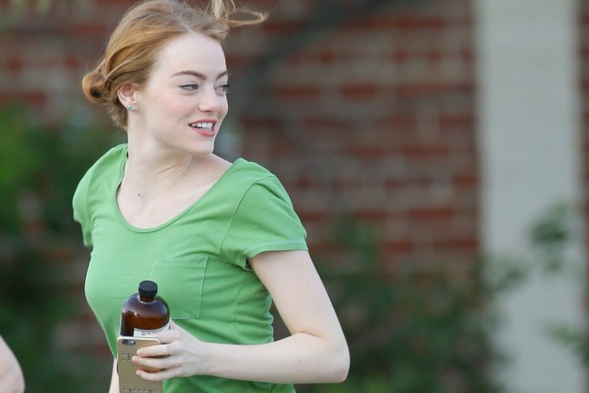 Emma Stone has talked about how running helps with her anxiety