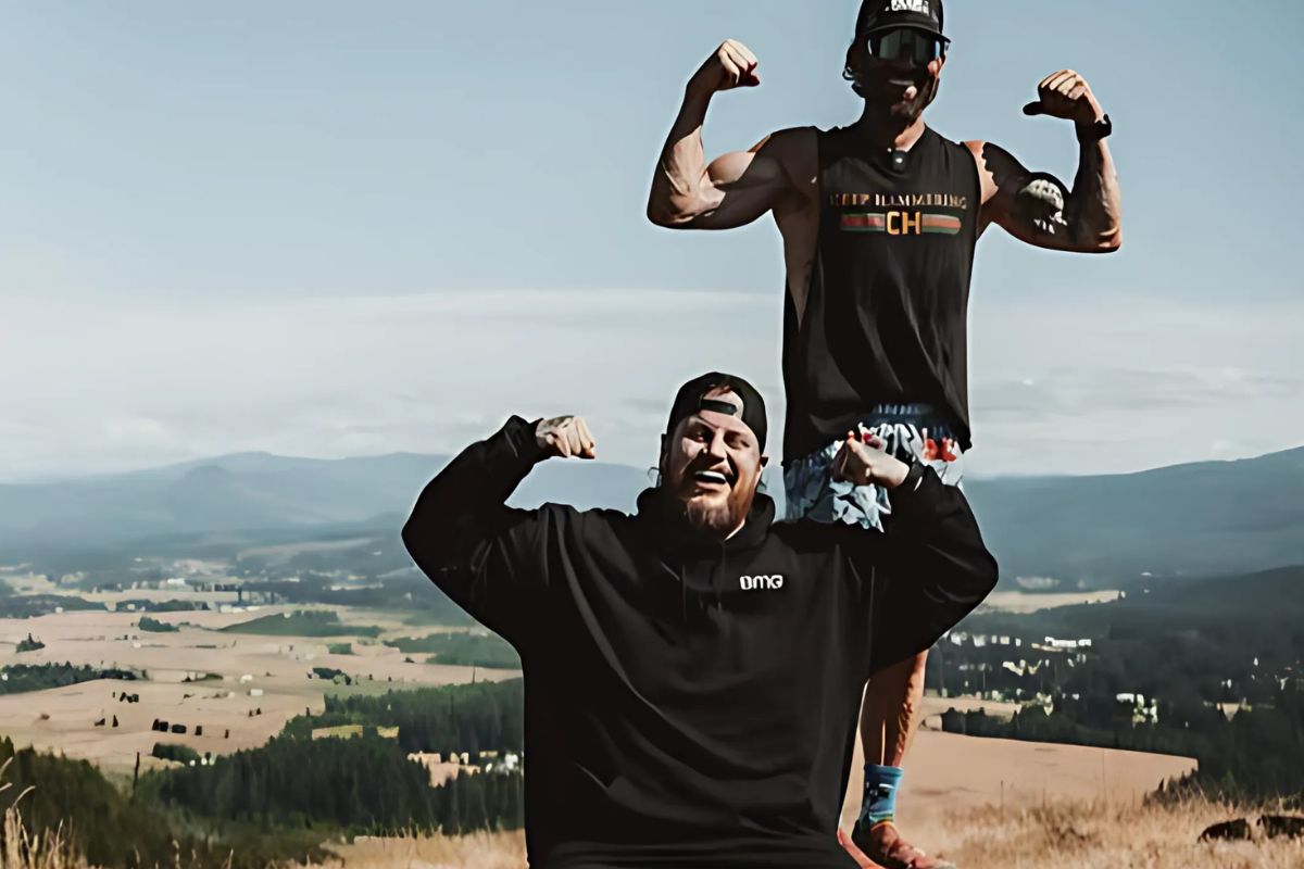 Jelly Roll posted about hiking a mountain