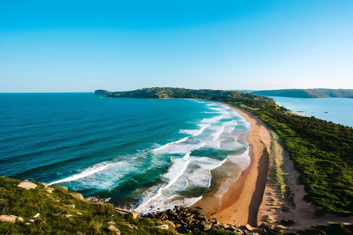 palm beach about an hour north of Sydney