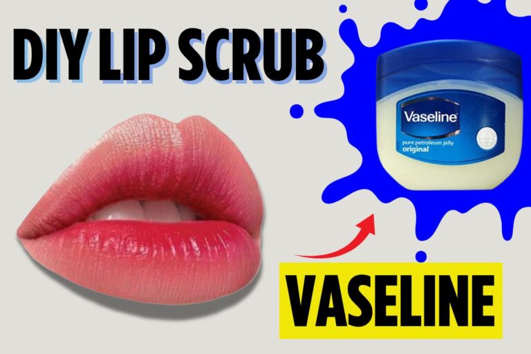DIY Lip Scrub with Vaseline