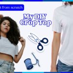 how to make diy crop tops