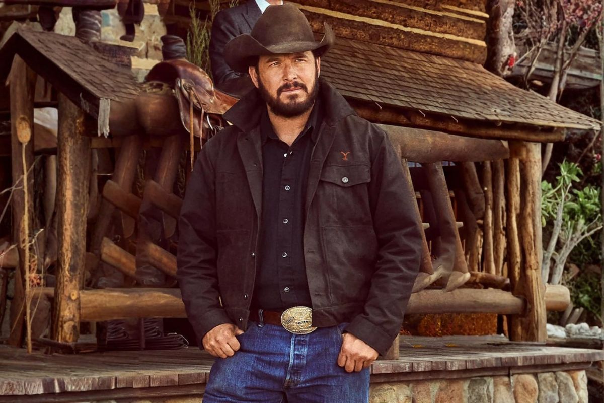 Rip Wheeler’s Black Trucker Jacket