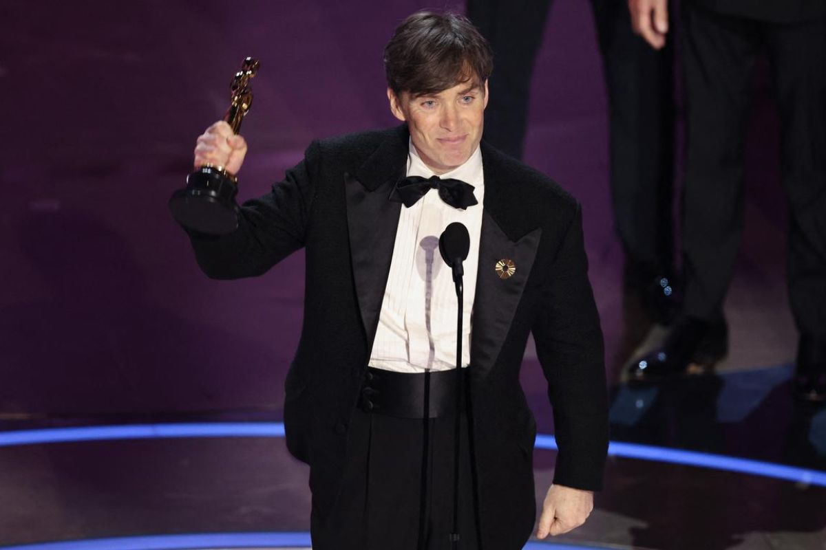 Winning Best Actor for Oppenheimer in March 2024