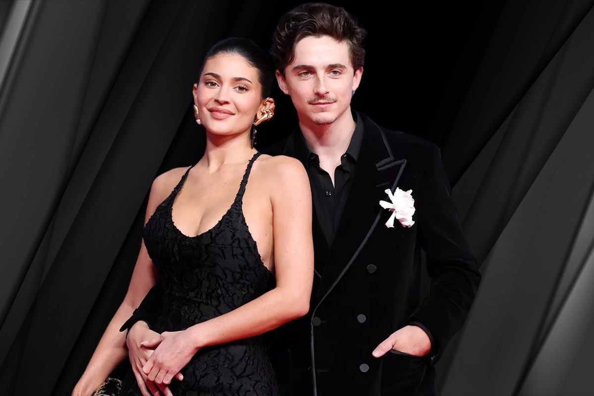 Kylie Jenner and Timothée Chalamet in Rome