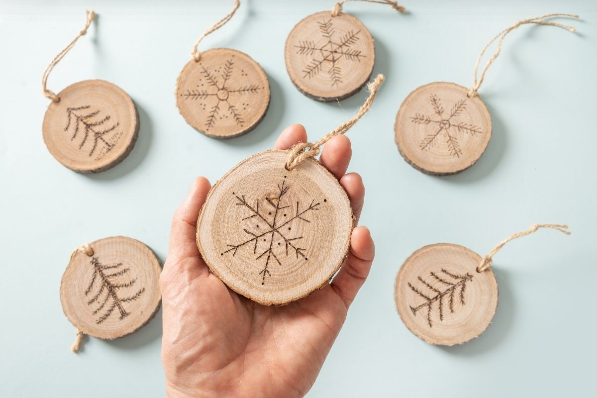 Wood Slice Ornaments