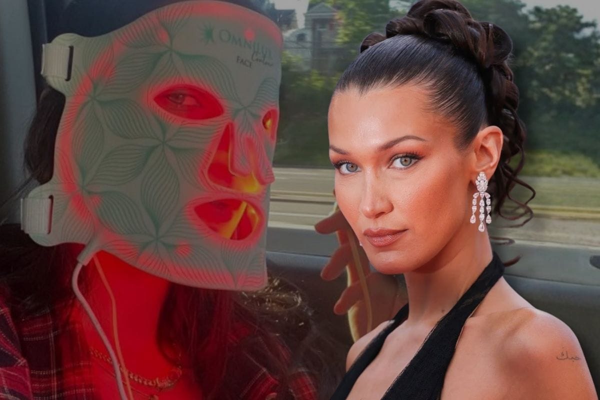Bella Hadid (Omnilux LED Mask)