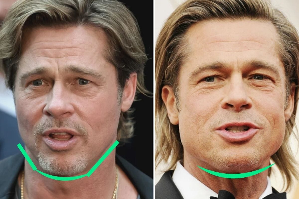 Brad Pitt before and after