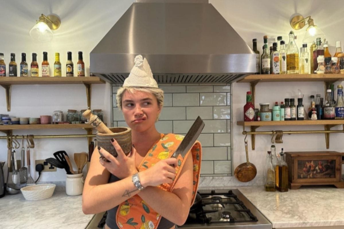Florence Pugh Kitchen