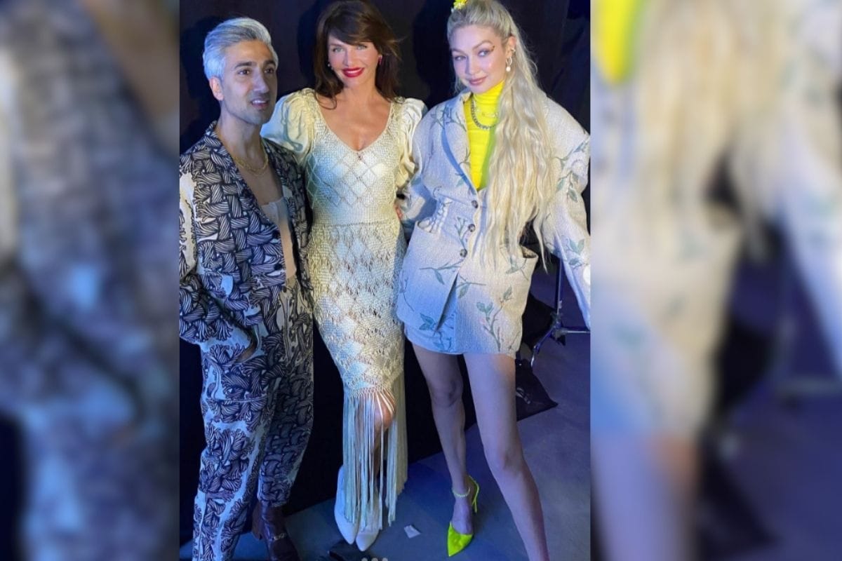 Gigi Hadid Neon Yellow heels