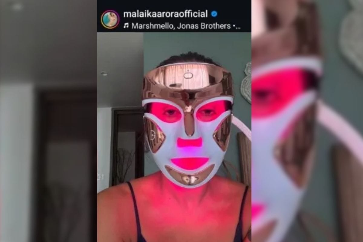 Malaika Arora (LED Mask)