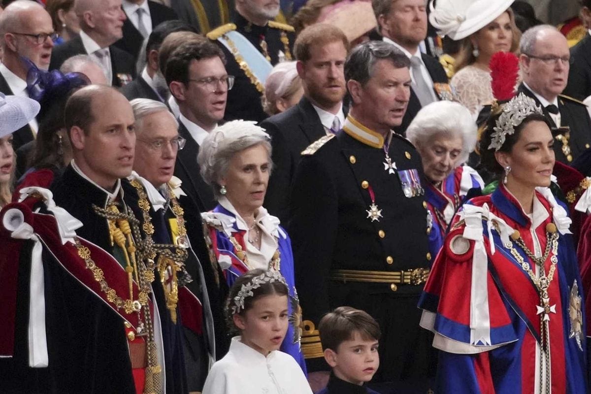 William and Harry King Charles’s coronation 2023