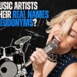 do music artists use their real names or pseudonyms?