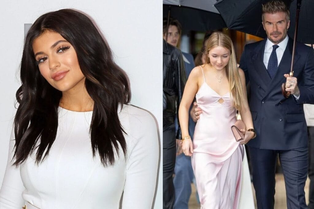 Kylie Jenner (2015) vs. Harper Beckham (2026)