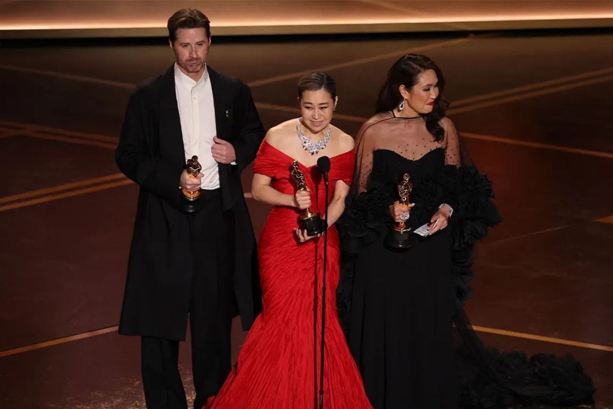 Maggie Kang first Asian women to ever hold that trophy in the animation category