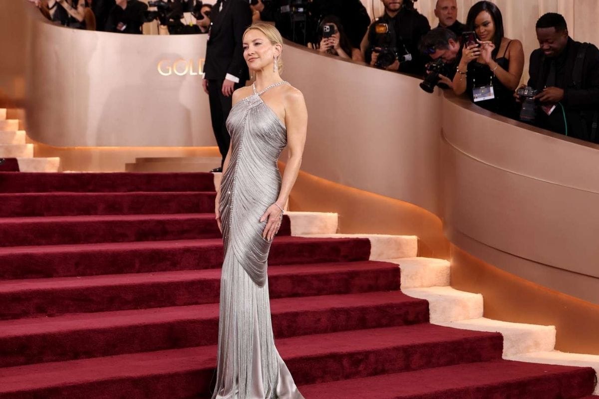 Kate Hudson&rsquo;s Gunmetal Fringe