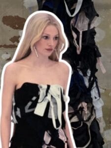 Hunter Schafer Wears a Balenciaga Bra Dress Made Entirely of Bras