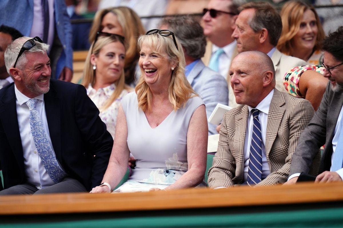 Carol Kirkwood at Wimbledon 2026