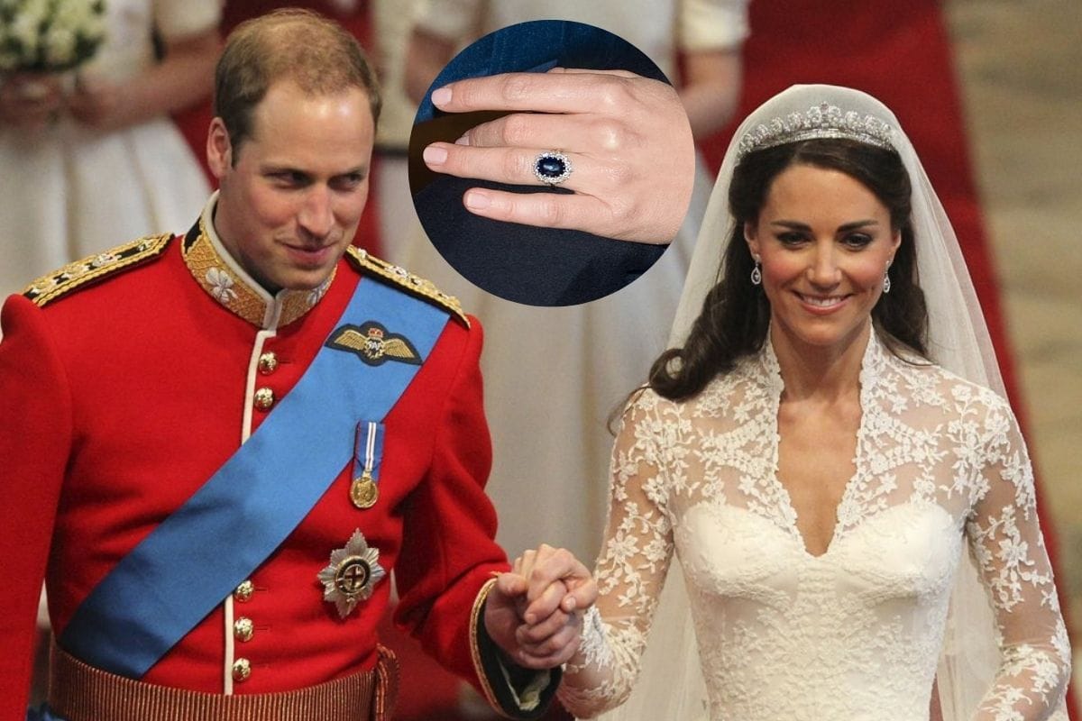 Princess Diana's oval Ceylon sapphire ring