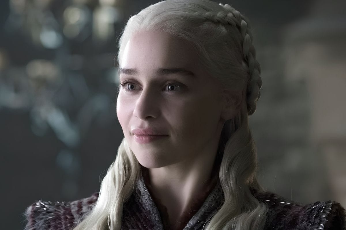 Emilia clarke during game of thrones