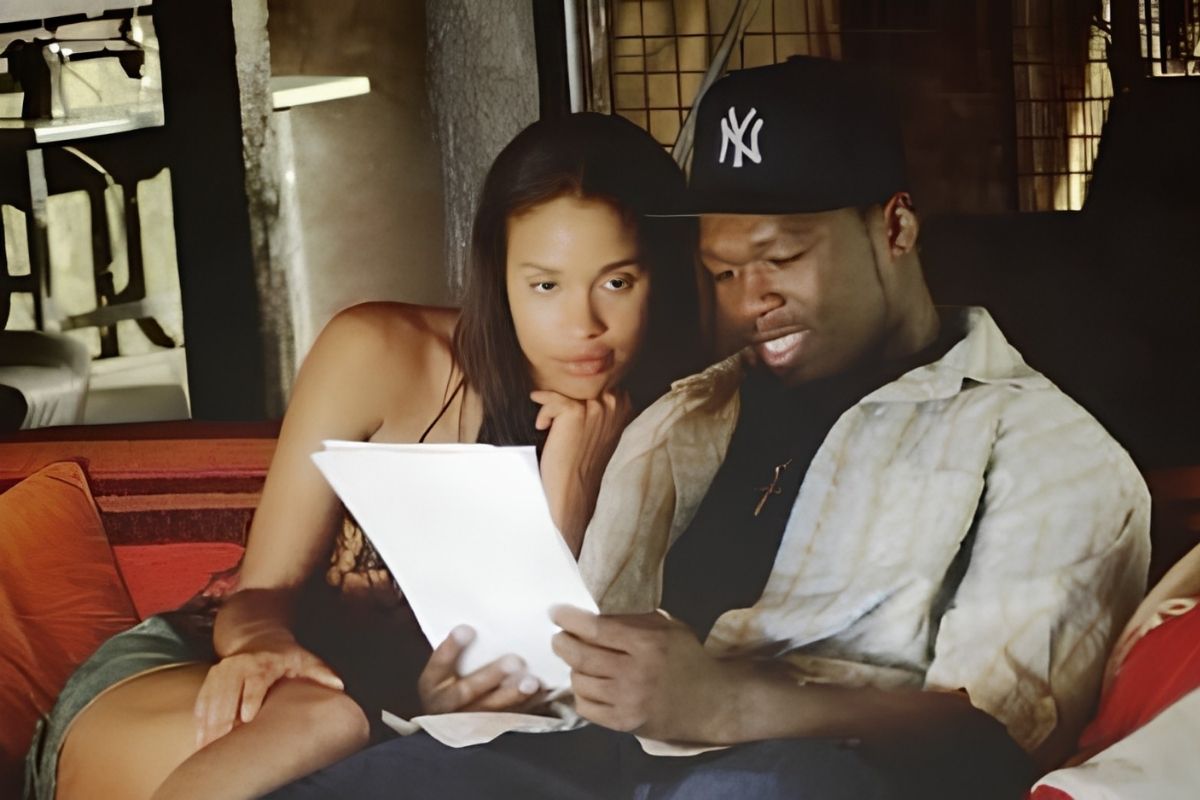 Joy Bryant and 50 cent
