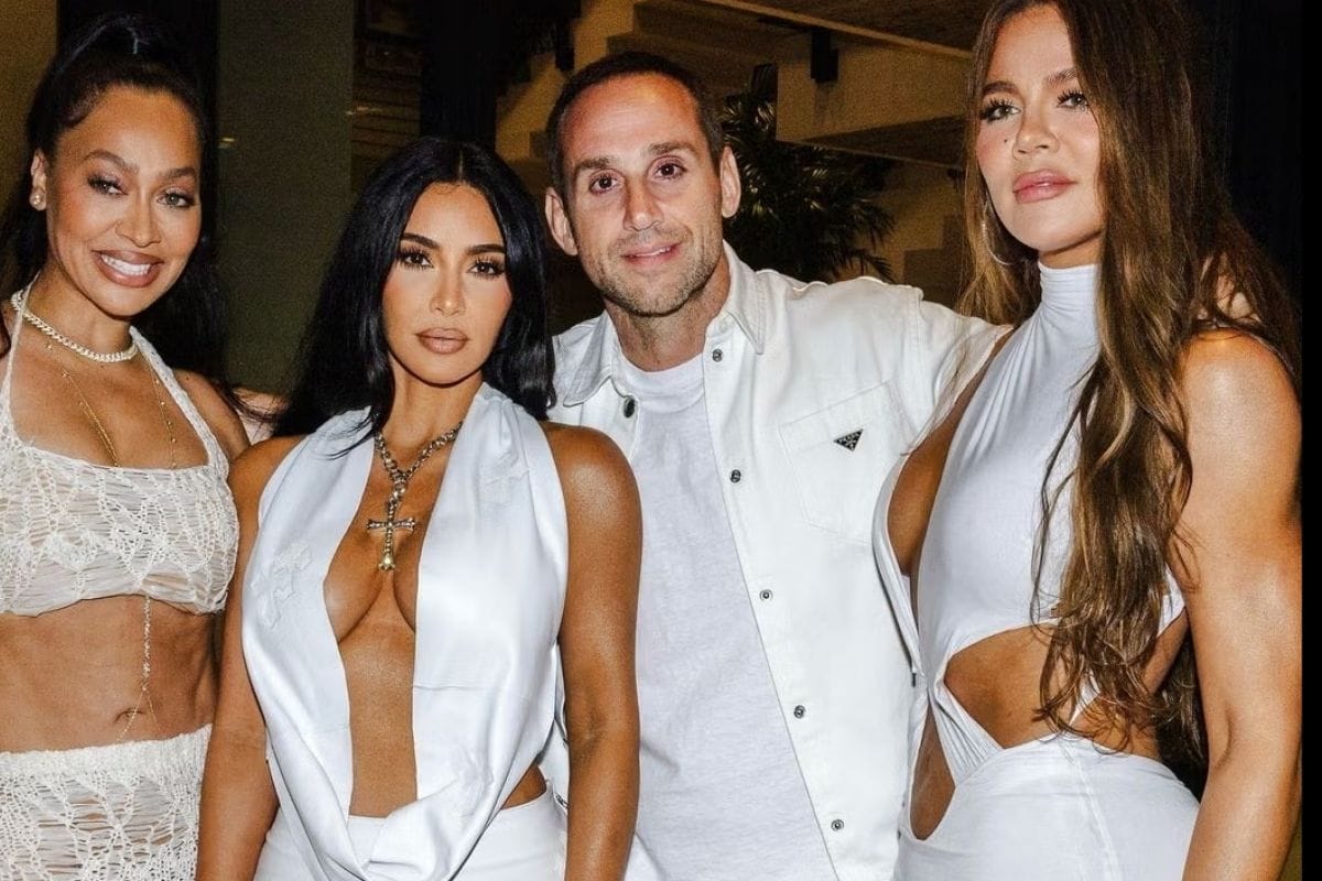 Kim Kardashian at Michael Rubin’s 2026 White Party