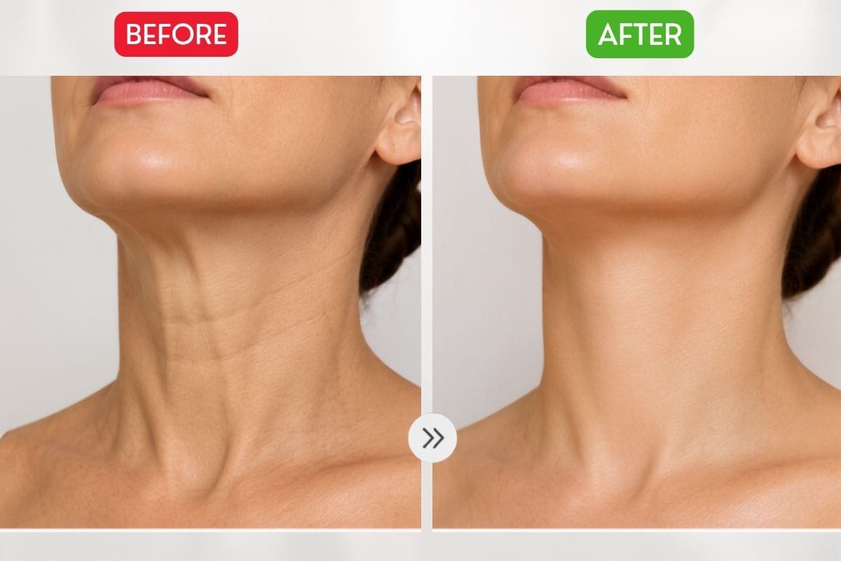 Neck Botox Before and After