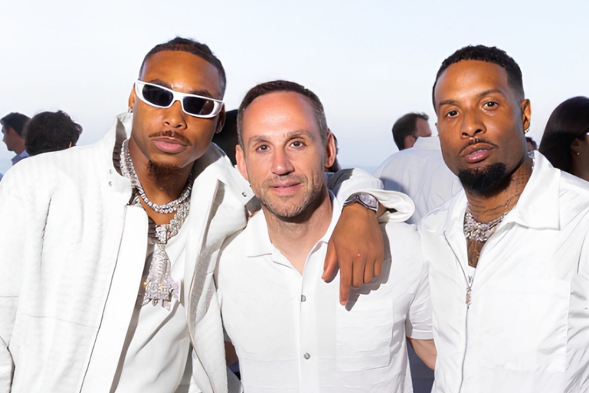 Odell Beckham Jr. at Michael Rubin’s 2026 White Party photo