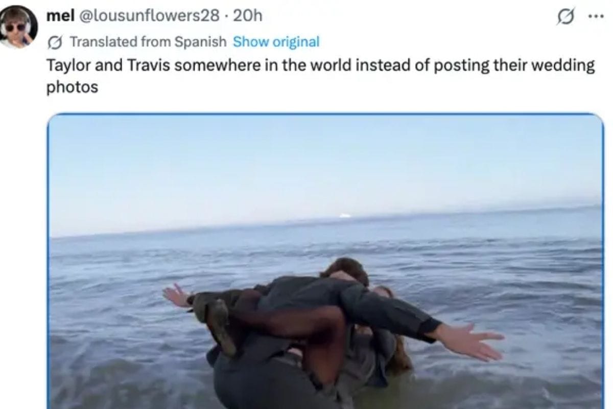 Taylor and Travis wedding meme