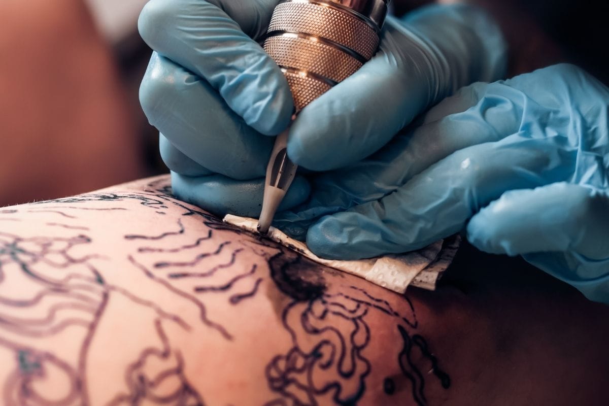 Thigh tattoos are less painful