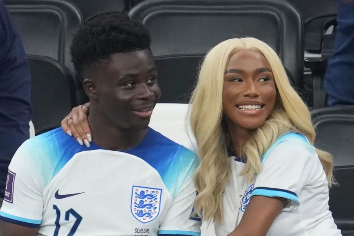 Tolami Benson and Bukayo Saka