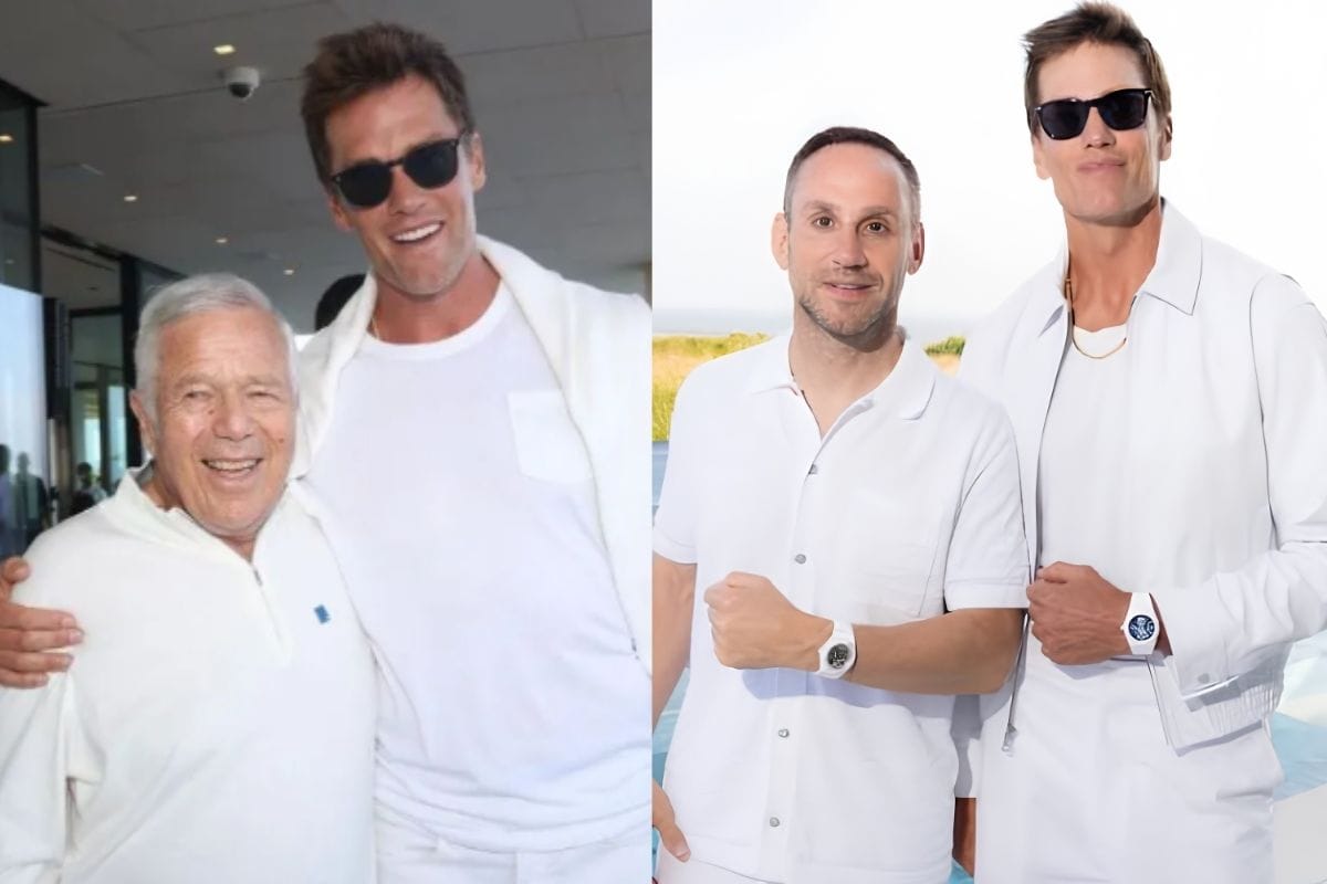 Tom Brady at Michael Rubin’s 2026 White Party